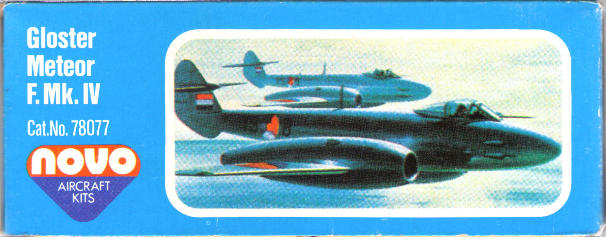 Схема окраски и маркировки F200 Gloster Meteor F.Mk.IV Interceptor fighter, NOVO Toys Ltd, 1979-1980